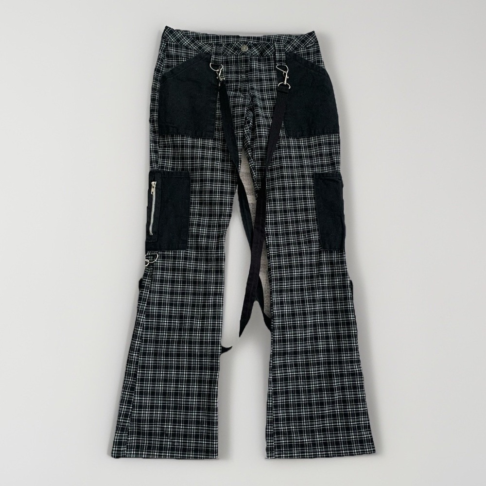 Vintage Serious Pants Y2K Plaid - Picture 1 of 6
